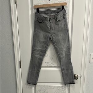 Articles Of Society Gray Ankle Cropped Jeans